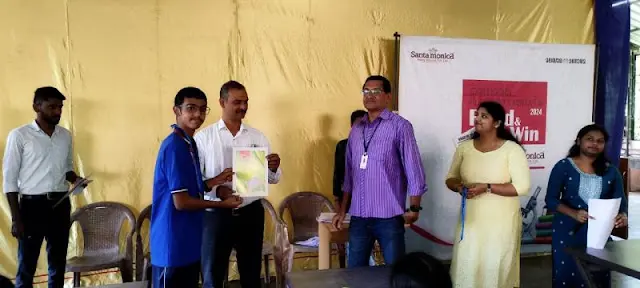 Read and Win Quiz Contest, organized by Malayala Manorama - Manorama Read and Win Quiz - Second Yadhunandan G, XI C