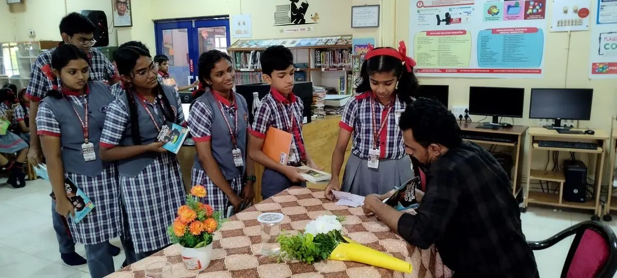 Mr. Muhammed Abbas, Malayalam Authpr - Readers' Club Author Meet with Mr. Muhammed Abbas