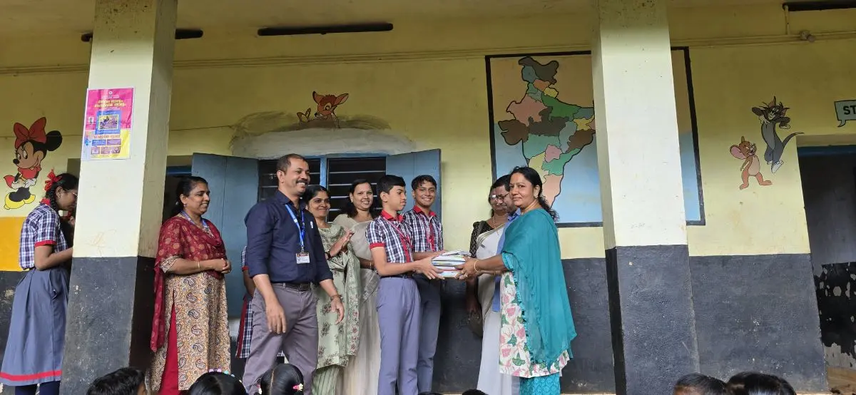 School visits, student interactions, and book donations in the Attapady region. - Book Donation to GLPS Chindakki