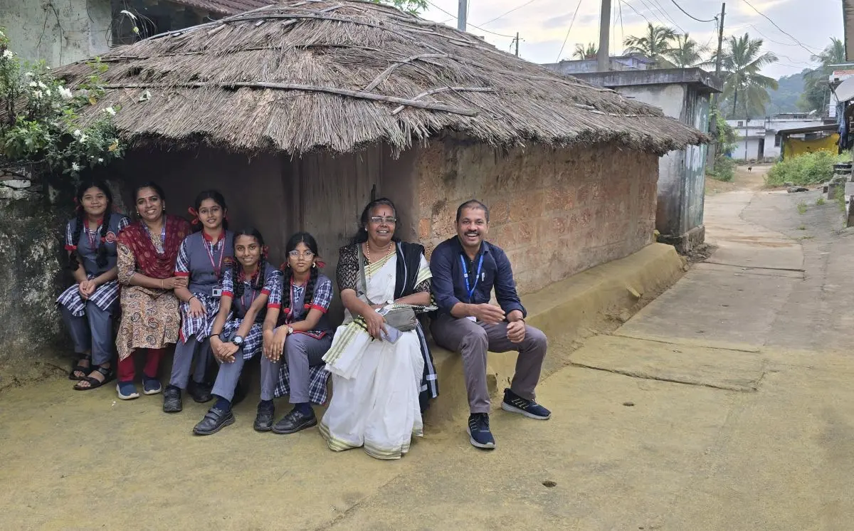 School visits, student interactions, and book donations in the Attapady region. - Field Trip to Attapady Unnathi