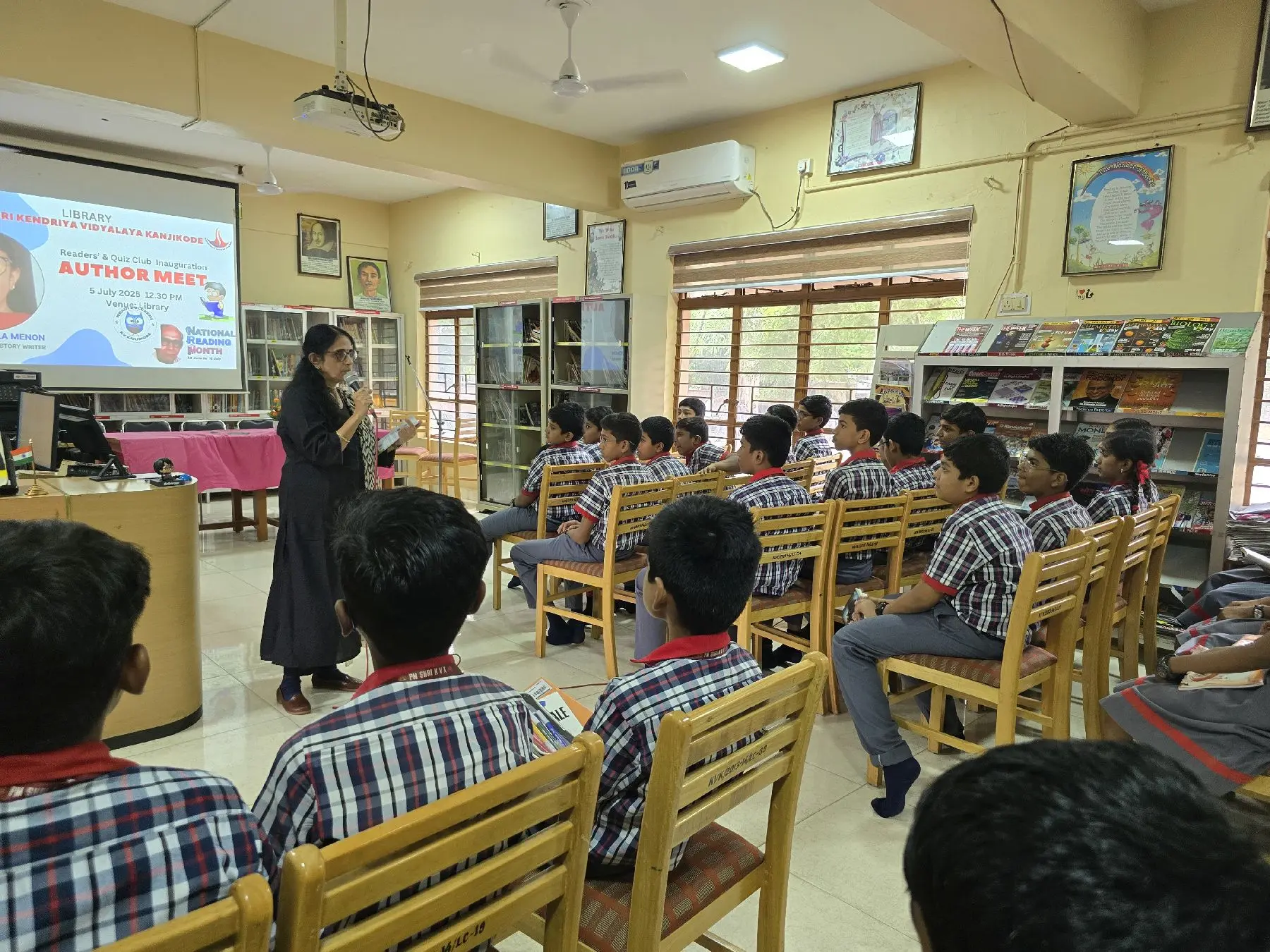 Kutti Smart – Health Awareness Session by Mathrubhumi - Author Meet - Mrs. Sreekala Menon