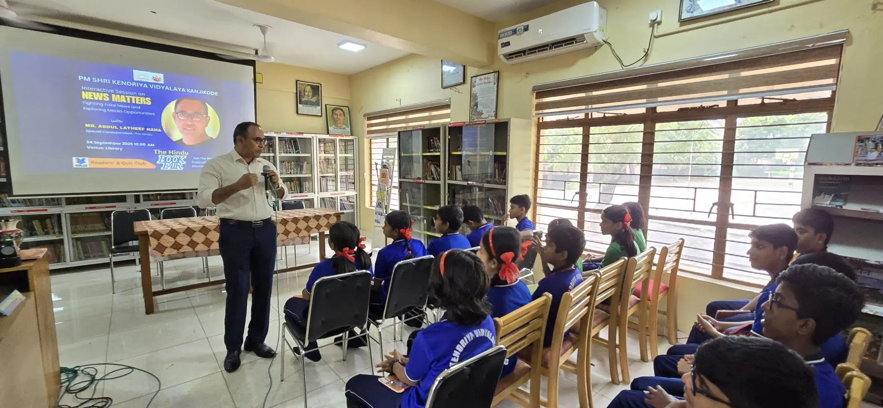 Fighting Fake News: A Session with Mr. Abdul Latheef Naha, The Hindu - Fighting Fake News: A Session with Mr. Abdul Latheef Naha, The Hindu