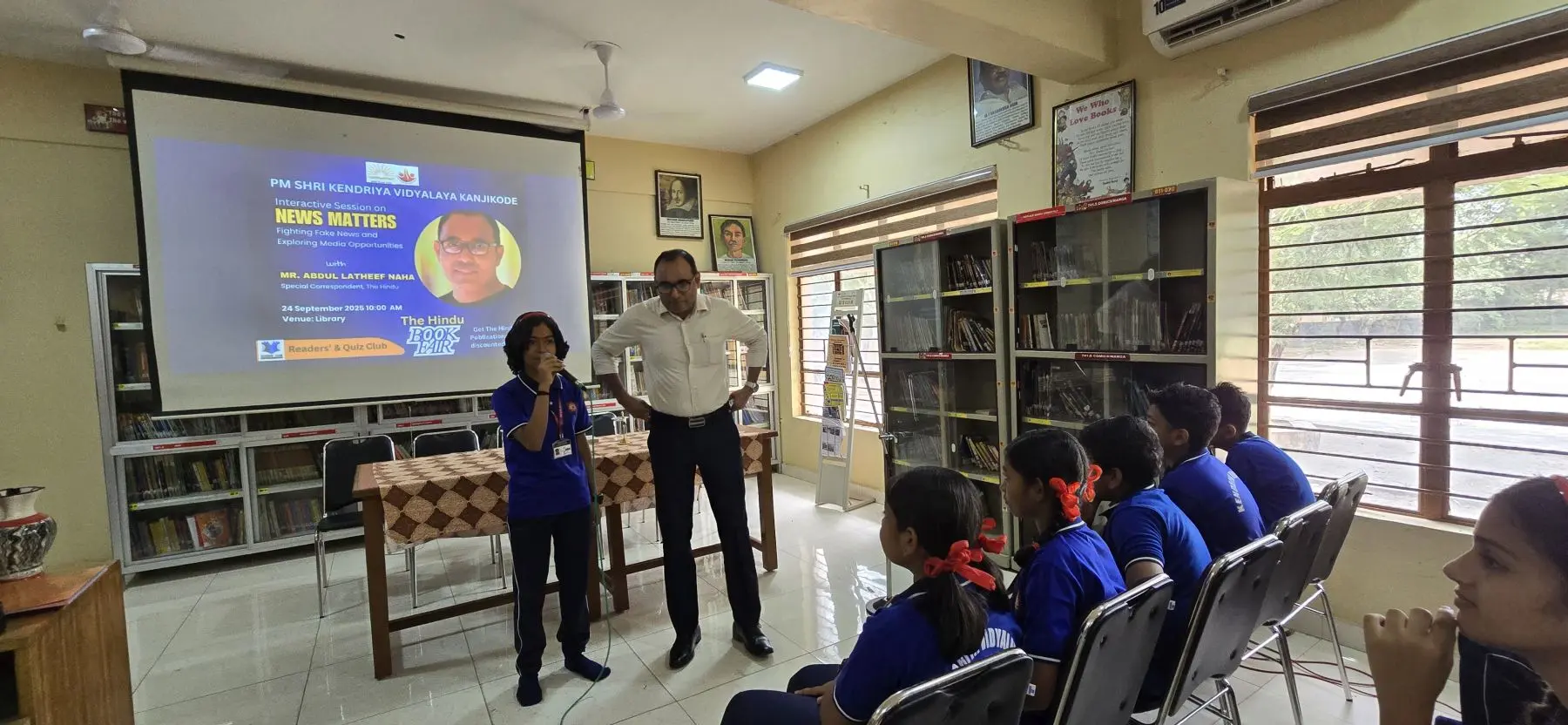 Fighting Fake News: A Session with Mr. Abdul Latheef Naha, The Hindu - Fighting Fake News: A Session with Mr. Abdul Latheef Naha, The Hindu