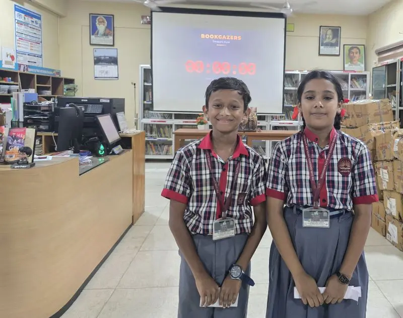 National Reading Month - Treasure Hunt First - Thanmay and Evaniya Sutheesh
