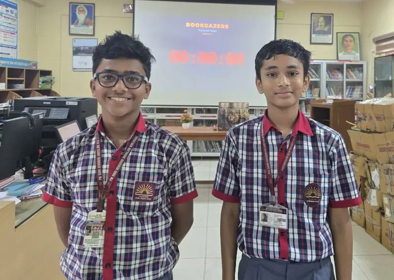 National Reading Month - Treasure Hunt Third - Adhvik and Ashish